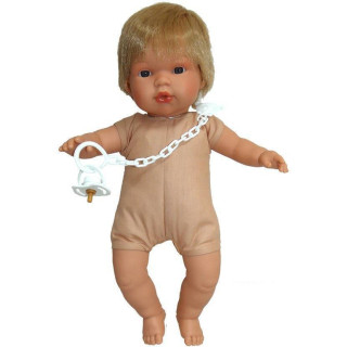 Realistická panenka Sasha se zvuky a měkkým látkovým tělem 38 cm Llorens