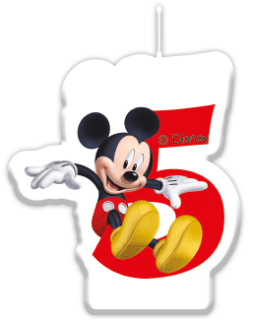 Svíčka Disney Mickey č. 5