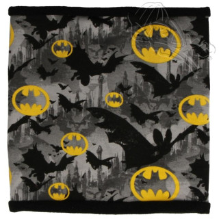 Zimní nákrčník fleece - tunel Batman šedo-černá RDX