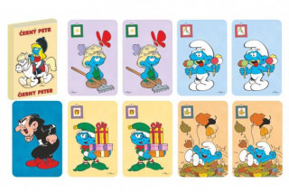 Černý Petr Šmoulové společenská hra