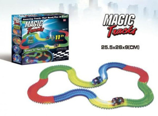 Svítící dráha + auto