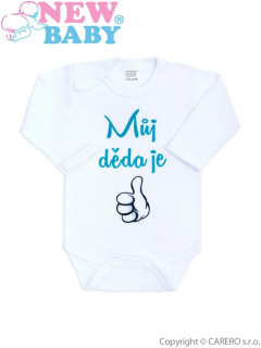 Body s potiskem New Baby Můj děda je jednička 