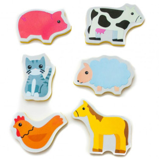 Meadow Pěnové samolepky do vany Zvířátka z farmy