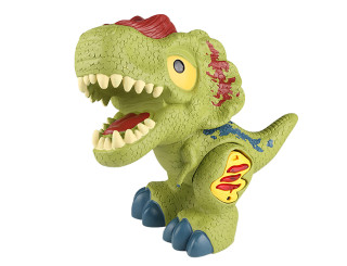 Dinosaurus s efekty zelený 26 x 18 x 13 cm