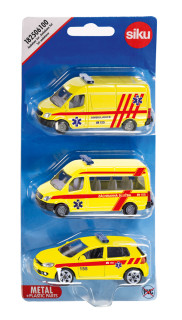 Ambulance sada 3 aut česká verze Siku