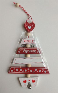 Vánoční dekorace červená