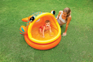 Bazén Ryba se stříškou 124x109x71 cm Intex 57109