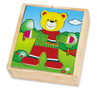 Dřevěné oblékání - medvídek Viga