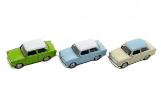 Auto Welly Trabant 1:60 kov 7cm volný chod