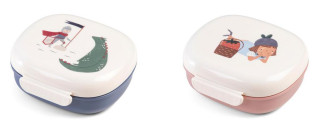 Svačinový box s přepážkou Sebra