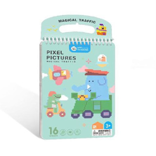 Pixel Art Omalovánky Dopravní prostředky Jarmelo