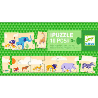 Djeco Dlouhé puzzle od největšího