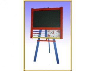 Tabule stojanová s počítadlem a hodinami barevná