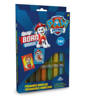Pískování obrázků 2v1 Tlapková Patrola -Ryder&Marshall