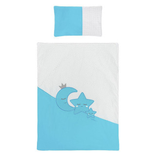 6-dílné ložní povlečení Belisima Magic Stars 90/120 cm tyrkysové