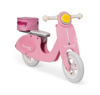 Odrážedlo Vespa Mademoiselle růžové Janod
