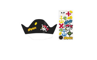 Čepičky - Pirát party 8 ks
