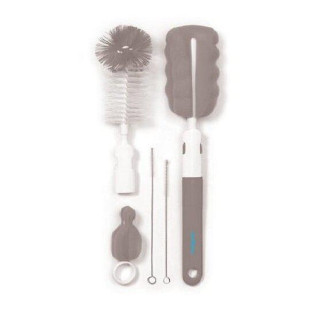 Kartáček na čištění s vyměnitelnou rukojetí šedá Babyono