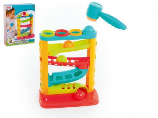 Kuličková dráha se zatloukačkou plast 20,5x30x14,5cm