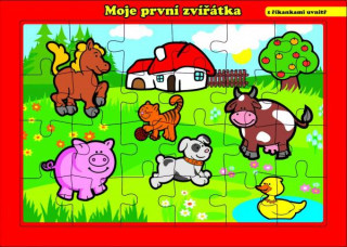 Puzzle deskové Moje první zvířátka farma 24 dílků