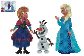 Zažehlovací korálky 4000ks + 2 podložky Ledové království/Frozen