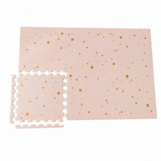 Pěnová hrací podložka Pink and Gold Confetti Nido Nido