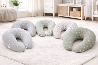 Polštář na kojení Huggy 150x60x37 cm Basic Ceba