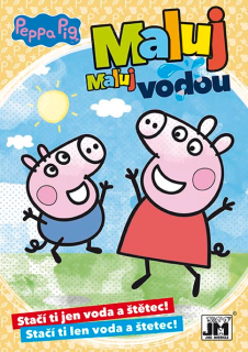 Omalovánky maluj vodou Peppa