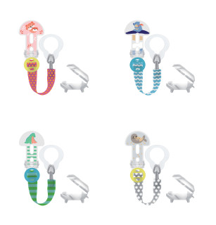 Clip it Pásek na dudlík MAM s krytkou na dudlík