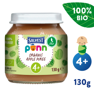 Sklenička Salvest Ponn BIO Jablko 100% (130 g) 4m+
