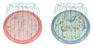Stříkací hrací podložka Little Dutch