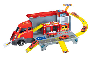 Kamion hasičská stanice rozkládací s efekty 46 cm