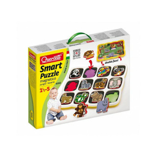 Quercetti Smart puzzle magnetico Jungla plus Savana