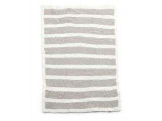 Pletená deka žinylka šedá