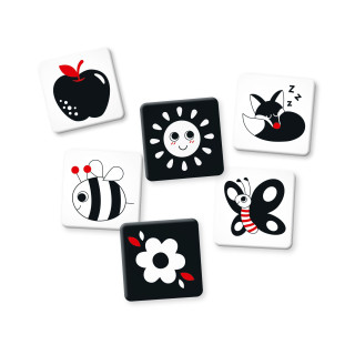 První hraní Kontrastní karty naučná hra Dino