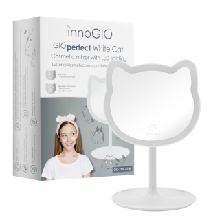 Kosmetické zrcátko GIOperfect White Cat