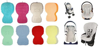 Univerzální vložka do kočárku microfleece + bavlna Emitex