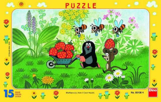 Puzzle Krtek na výletě 15 dílků