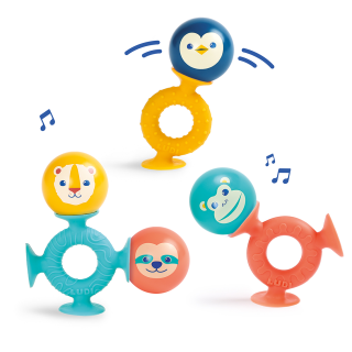 Chrastítka s přísavkou Smac Pop Ludi