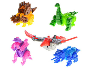 Robot/dinosaurus 6,5-12 cm 5 ks