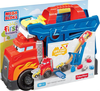 Mega Bloks auto s výsuvnou dráhou