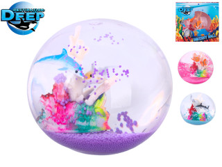 Míček strečový 9 cm s mořskými zvířátky Destination Deep