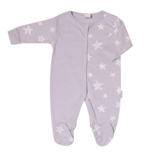 Kojenecký overal dlouhý rukáv/nohavice Hvězdy Šedý MKCool