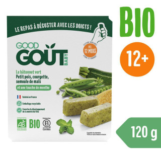 Good Gout BIO BLW Tyčinky z hrášku a cukety (120 g)