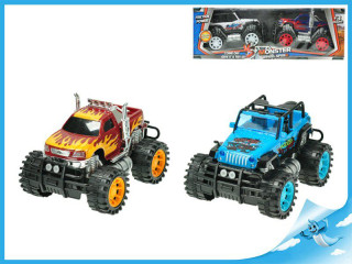 Terenní auta monster a buggy 25 cm na setrvačník