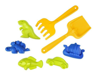 Pískový set s hraběmi a lopatkou 7 dílů