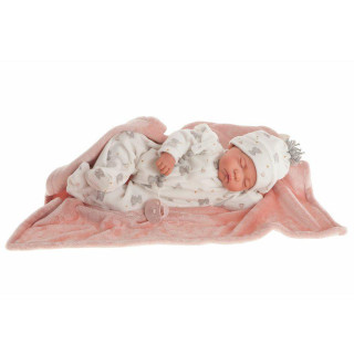 Novorozeně 80109 - spící realistické miminko 40 cm