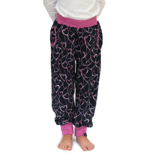 Rostoucí tepláky EasyFit Grafitové srdce - tmavě modrá Esito