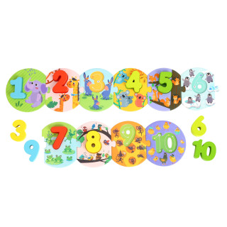 Puzzle Přiřaď čísla 