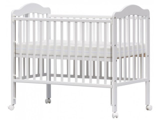 Postýlka Alek bílá buk, stahovací bok 120x60 cm